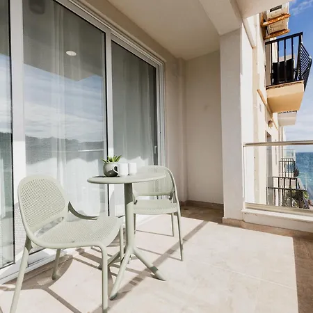 Brand New 3br Family Flat Balcony & Side Seaview * San Pawl il-Baħar